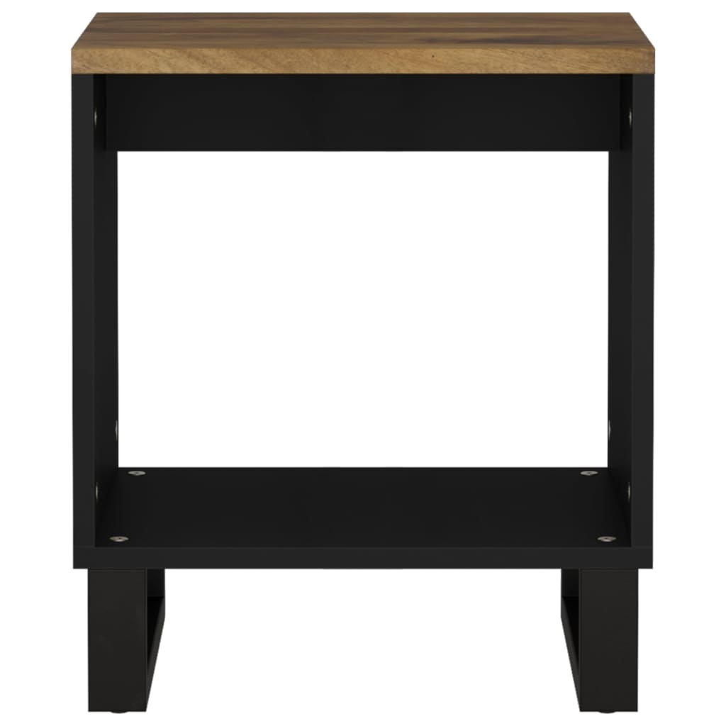 Soffbord 40x31x46 cm massivt mangoträ och konstruerat trä