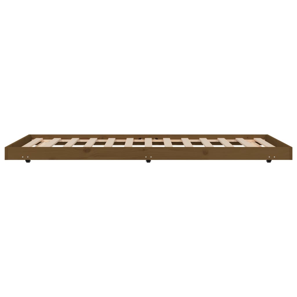 Dagbädd honungsbrun 80x200 cm massiv furu