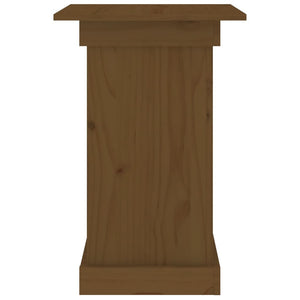 Växtställ honungsbrun 40x40x60 cm massiv furu