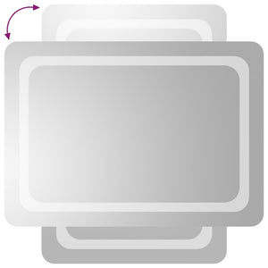 Badrumsspegel LED 50x70 cm