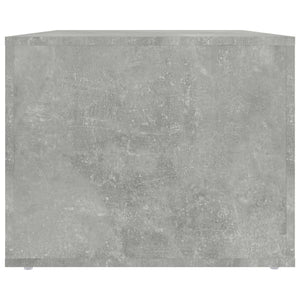 Soffbord betonggrå 80x50x40 cm konstruerat trä
