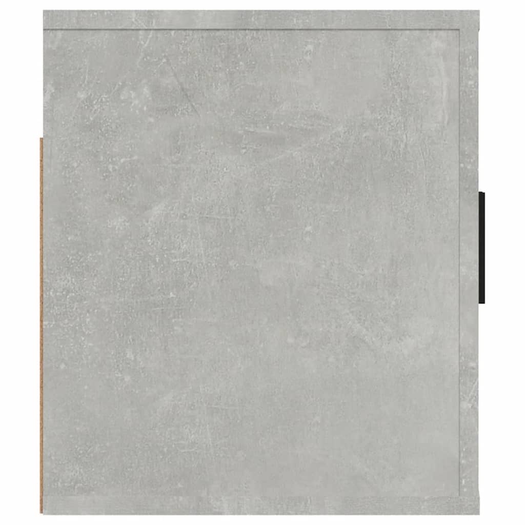 Väggmonterat tv-bänk betonggrå 80x34,5x40 cm