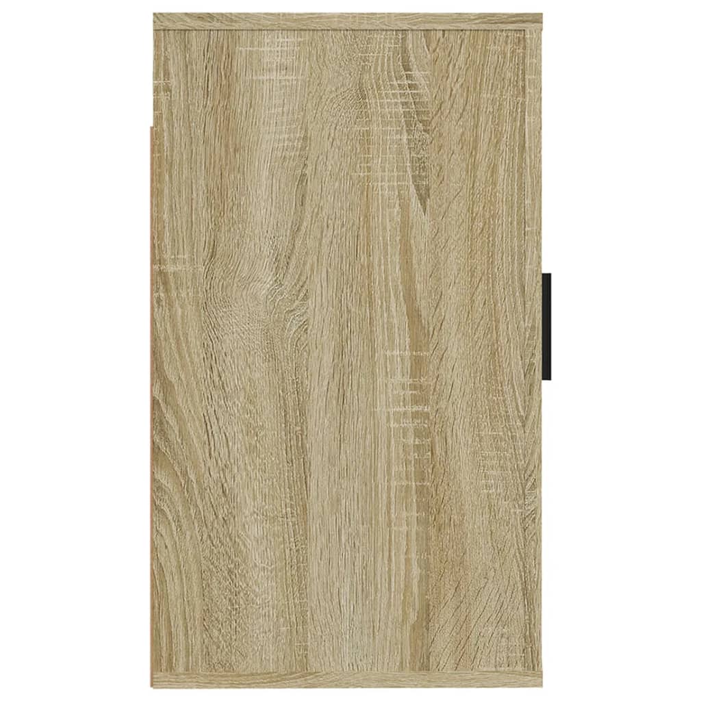 Väggmonterad tv-bänk sonoma-ek 40x34,5x60 cm