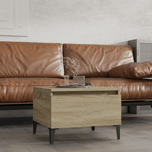 Sidobord sonoma-ek 50x46x35 cm konstruerat trä