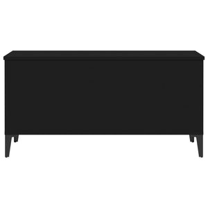 Soffbord svart 90x44,5x45 cm konstruerat trä