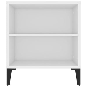 Tv-bänk vit 102x44,5x50 cm konstruerat trä