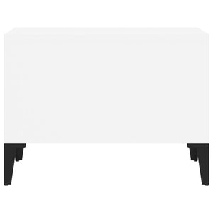 Soffbord vit 60x50x36,5 cm konstruerat trä