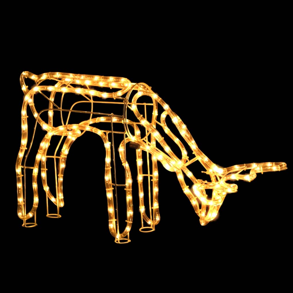 Renfigur 3 st ljusslinga med varmvit 73x31x45 cm