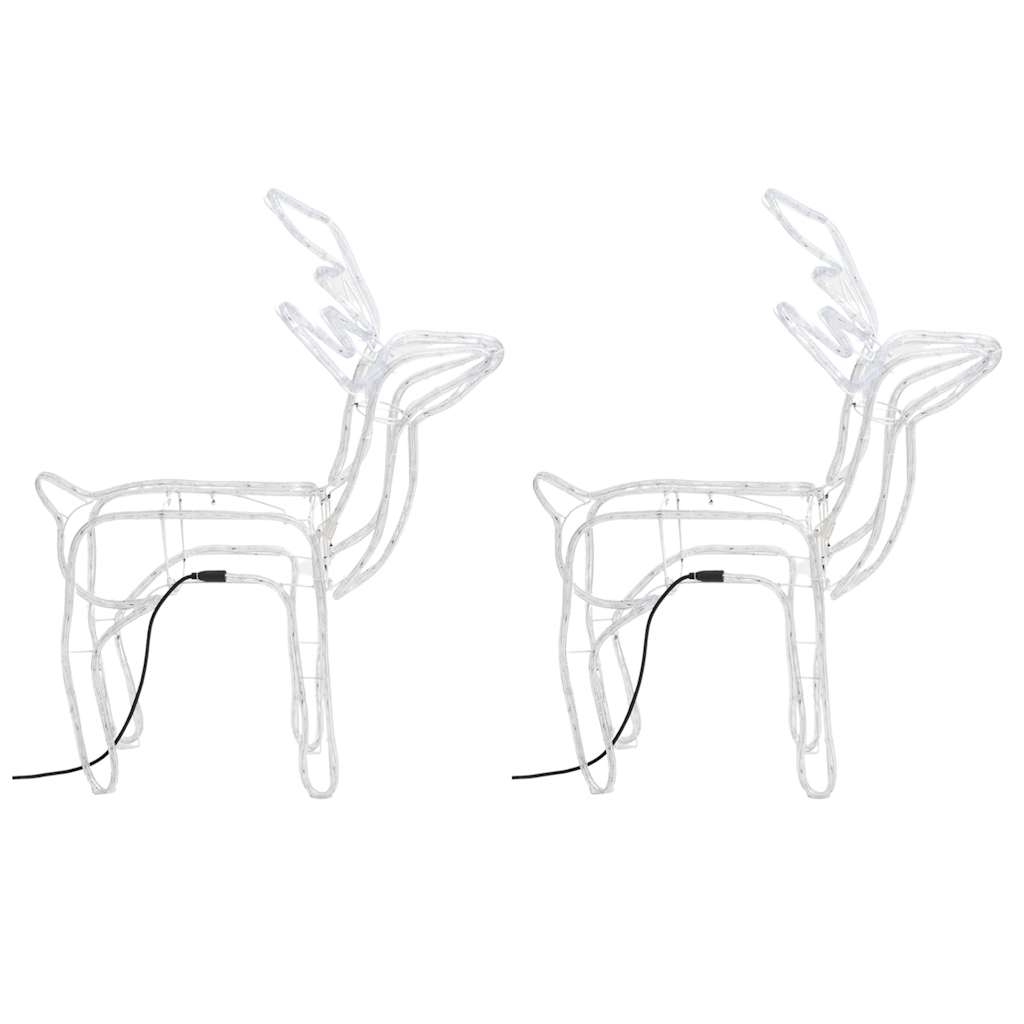 Renfigur 3 st ljusslinga med kallvit 76x42x87 cm