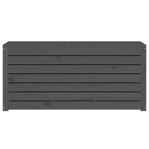 Dynbox grå 101x50,5x46,5 cm massiv furu