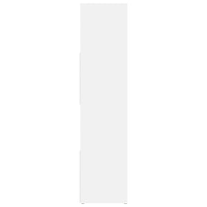 Bokhylla/Rumsavdelare vit 105x24x102 cm