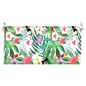 Bänkdyna för trädgården flerfärgad 100x50x4 cm oxfordtyg