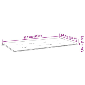 Stolskudde Enfärgad Rosa 120 x 50 x 3 cm Oxford Tyg