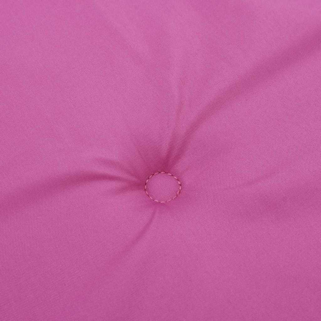 Bänkdyna för trädgården rosa 150x50x4 cm oxfordtyg