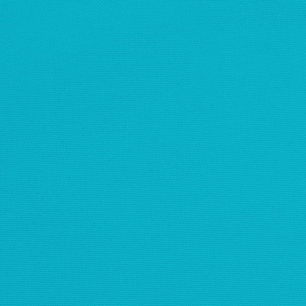 Stolsdynor för stolar med hög rygg 4 st turkos tyg