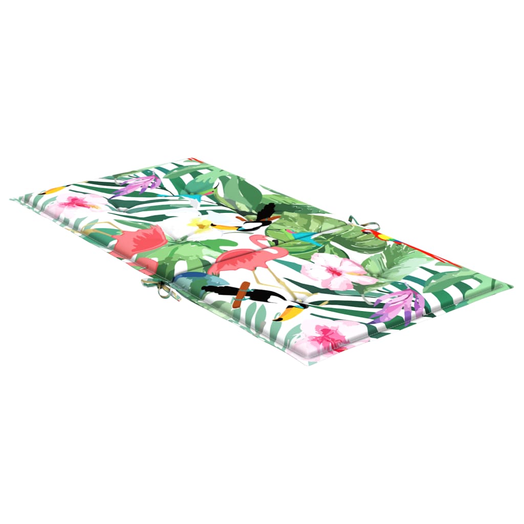 Stolsdynor för stolar med låg rygg 6 st flerfärgad tyg