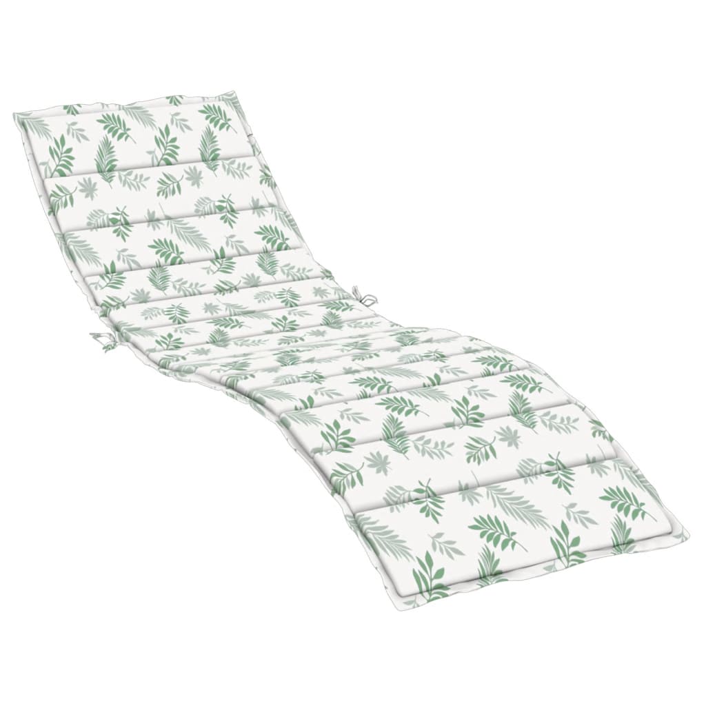 Lounger kudde Oxford Tyg, Skumfiber Bladmönster