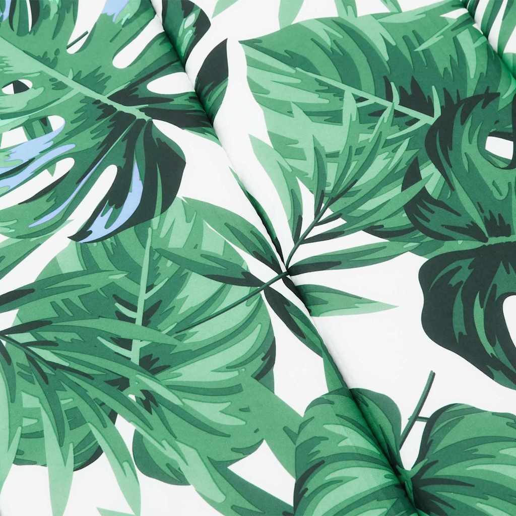 Lounger kudde Löv Bladmönster 200 x 70 x 3 cm Oxford Tyg