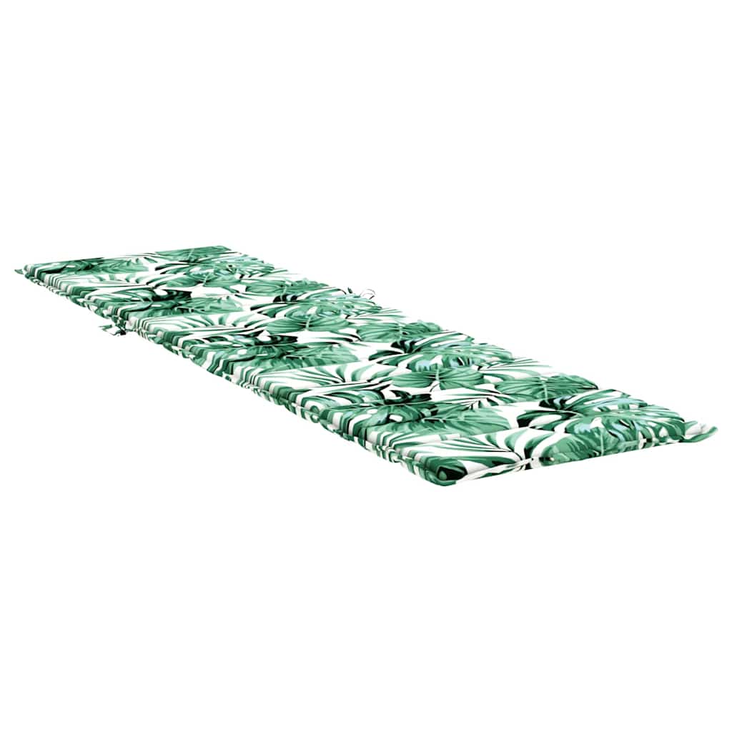Lounger kudde Löv Bladmönster 200 x 70 x 3 cm Oxford Tyg