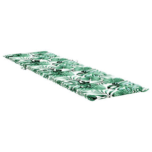Lounger kudde Löv Bladmönster 200 x 70 x 3 cm Oxford Tyg