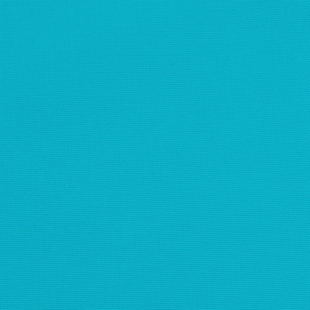 Stolsdynor 6 st turkos 40x40x7 cm tyg