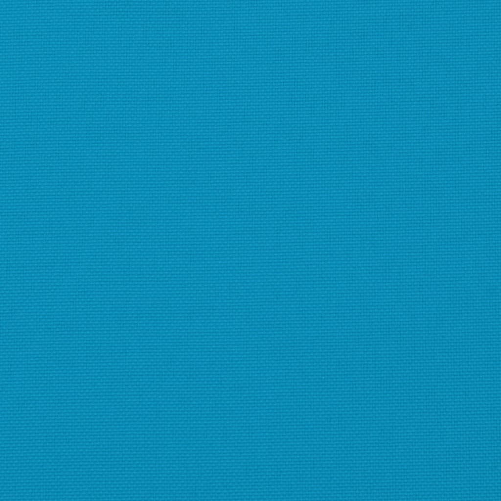 Bänkdyna för trädgården ljusblå 200x50x7 cm oxfordtyg