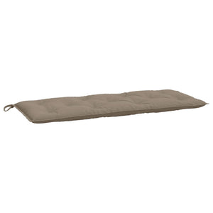 Bänkdynor för trädgården 2st Taupe 120x50x7cm oxfordtyg