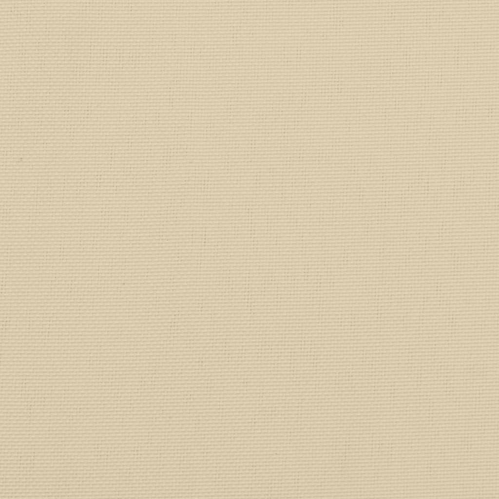 Bänkdynor för trädgården 2st beige 150x50x7cm oxfordtyg