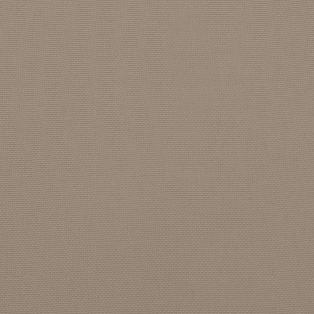 Bänkdynor för trädgården 2st taupe 200x50x7cm oxfordtyg