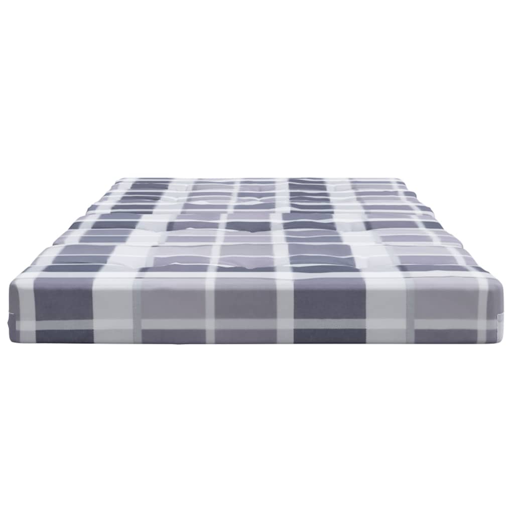 Stolsdynor för däckstolar 2 st grårutig oxfordtyg