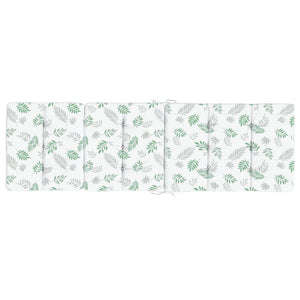 Stolsdynor för däckstolar 2 st bladmönster oxfordtyg