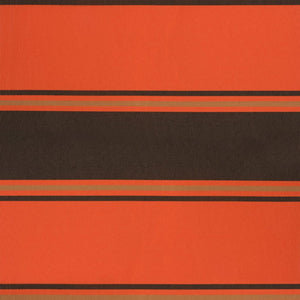 Automatisk infällbar markis orange och brun 3,5x2,5 m