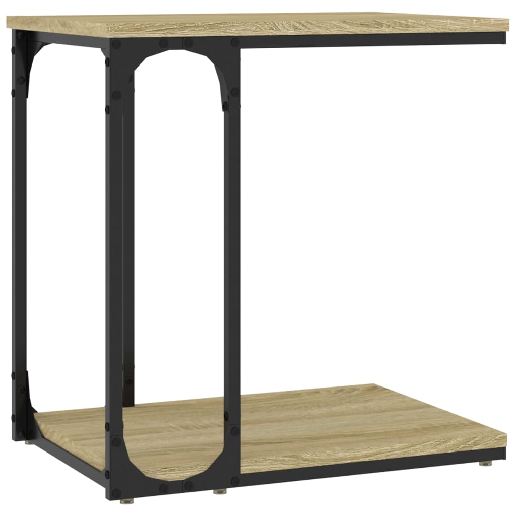 Sidobord sonoma-ek 50x35x52 cm konstruerat trä