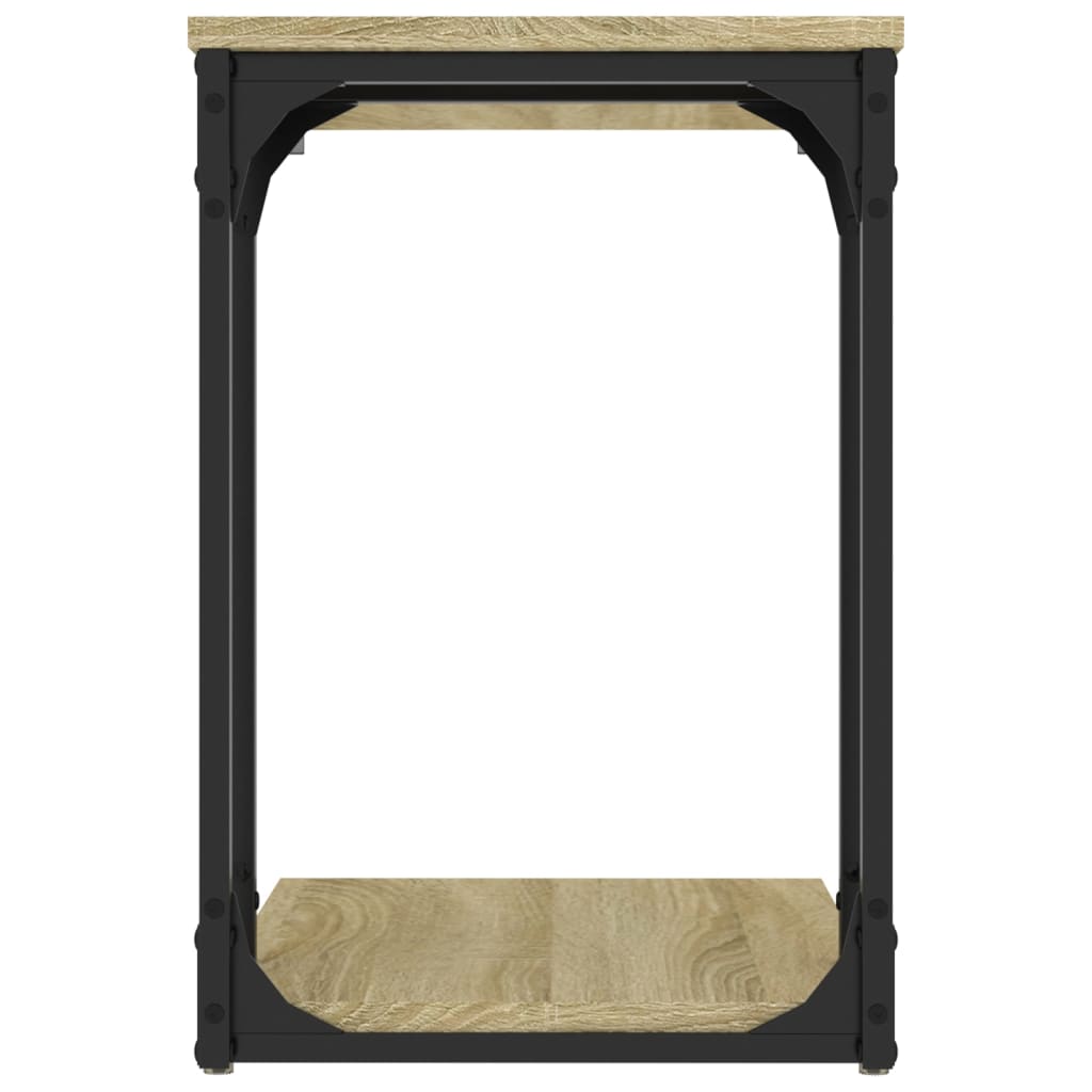 Sidobord sonoma-ek 50x35x52 cm konstruerat trä