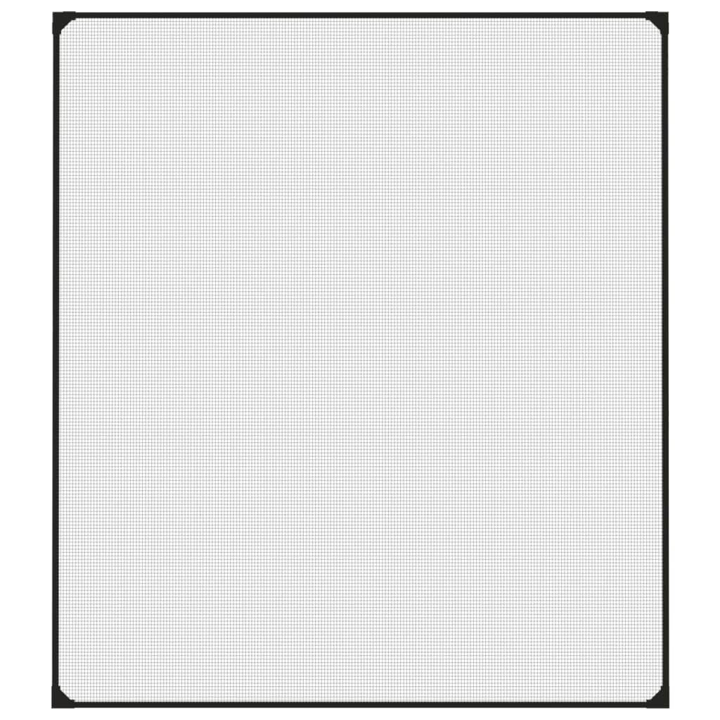 Magnetiskt insektsnät för fönster antracit 120x140 cm