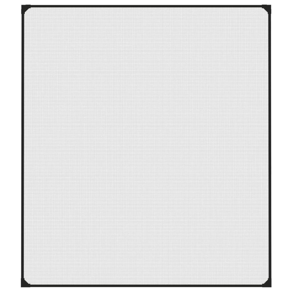 Magnetiskt insektsnät för fönster antracit 130x150 cm