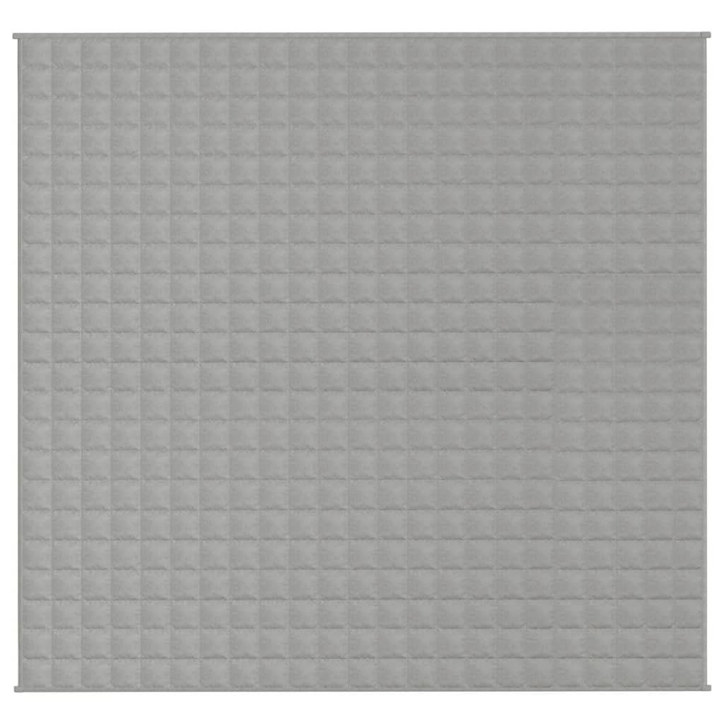 Tyngdtäcke grå 220x240 cm 11 kg tyg