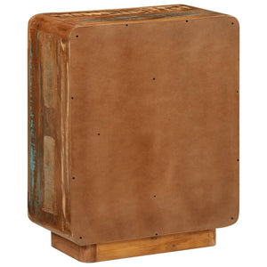 Skänk med 3 dörrar 55x30x70 cm massivt återvunnet trä