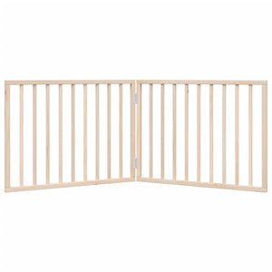 Hundgrind hopfällbar 2 paneler 160 cm poppelträ