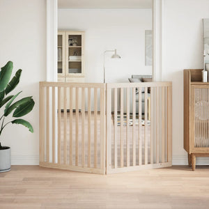 Hundgrind hopfällbar 2 paneler 160 cm poppel