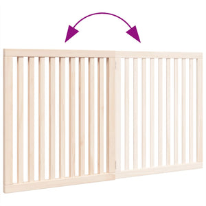 Hundgrind hopfällbar 2 paneler 160 cm poppel