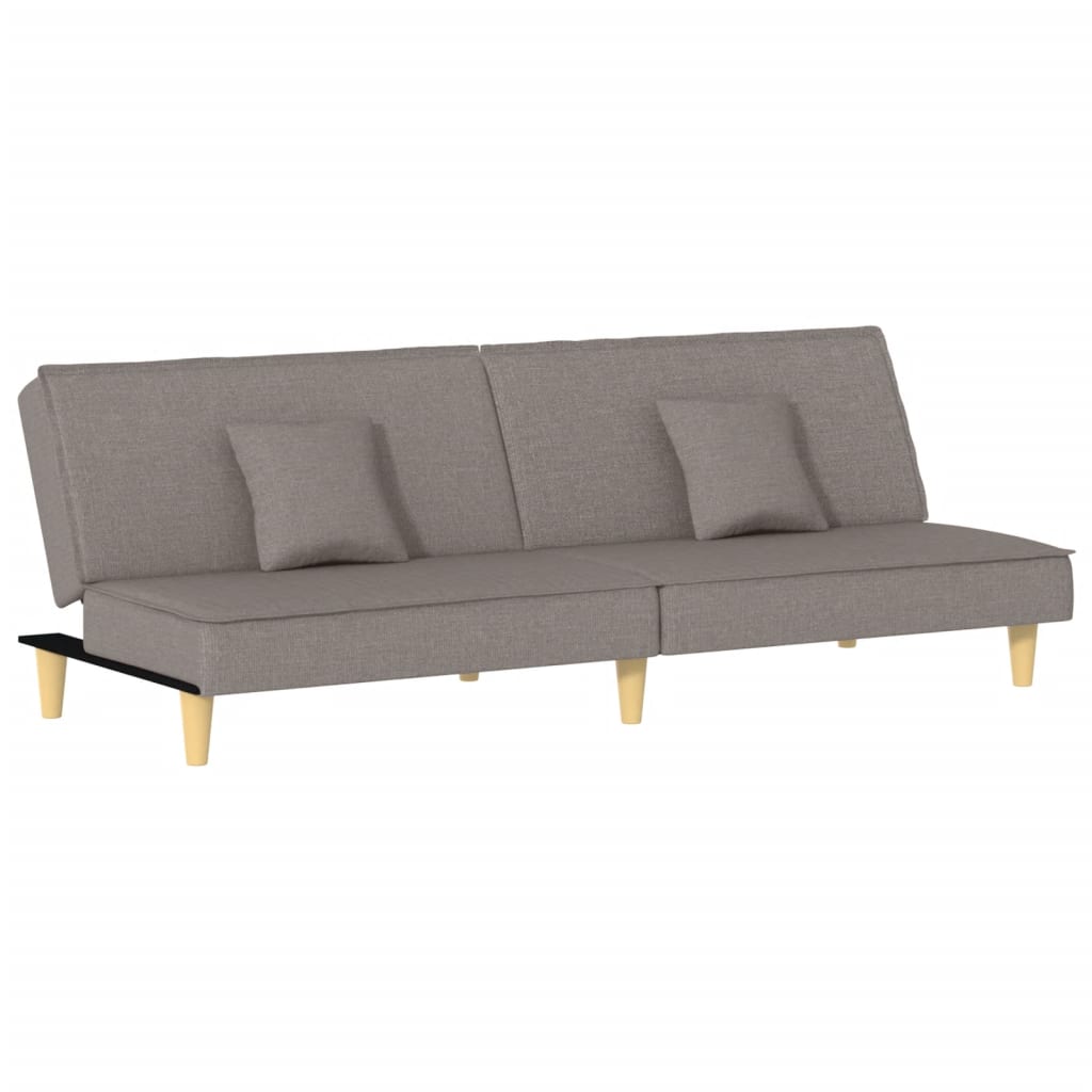 Bäddsoffa taupe tyg