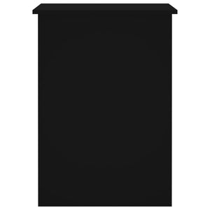 Skrivbord svart 100x55x75 cm konstruerat trä