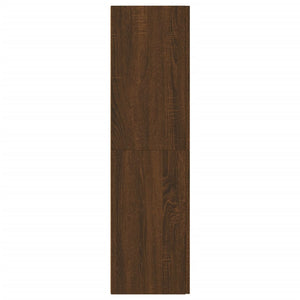 Väggmonterat tv-skåp brun ek 30,5x30x110 cm