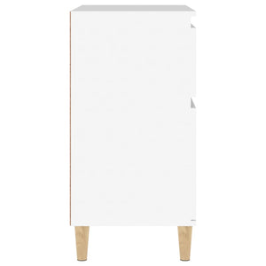 Byrå vit 60x35x70 cm konstruerat trä