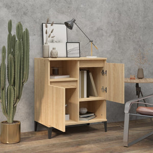 Byrå sonoma-ek 60x35x70 cm konstruerat trä