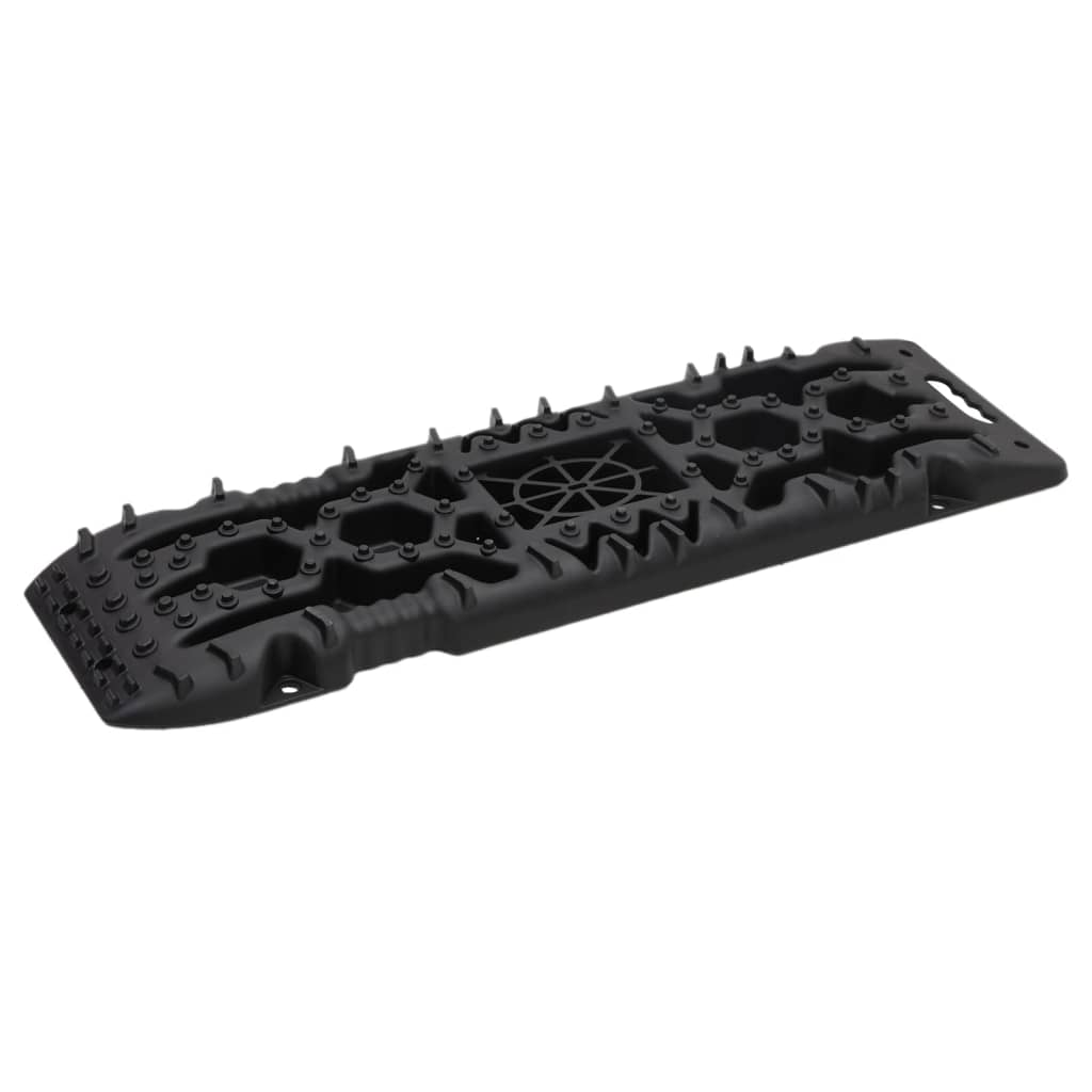 Greppmattor 2 st svart 107x31x7 cm nylon