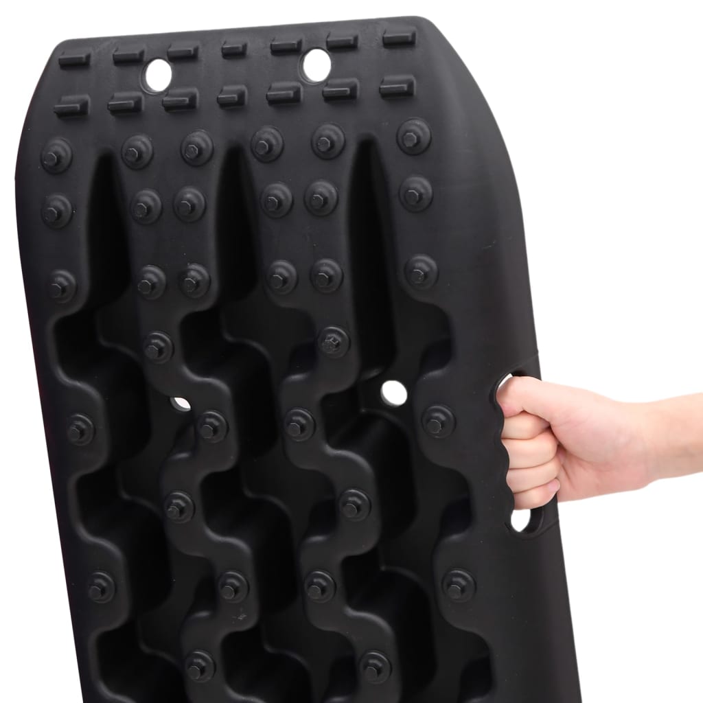 Greppmattor 2 st svart 106x30,5x7 cm nylon