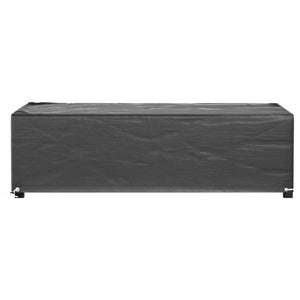 Överdrag för trädgårdsmöbler 8 ölj. 125x70x35 cm rektangulärt