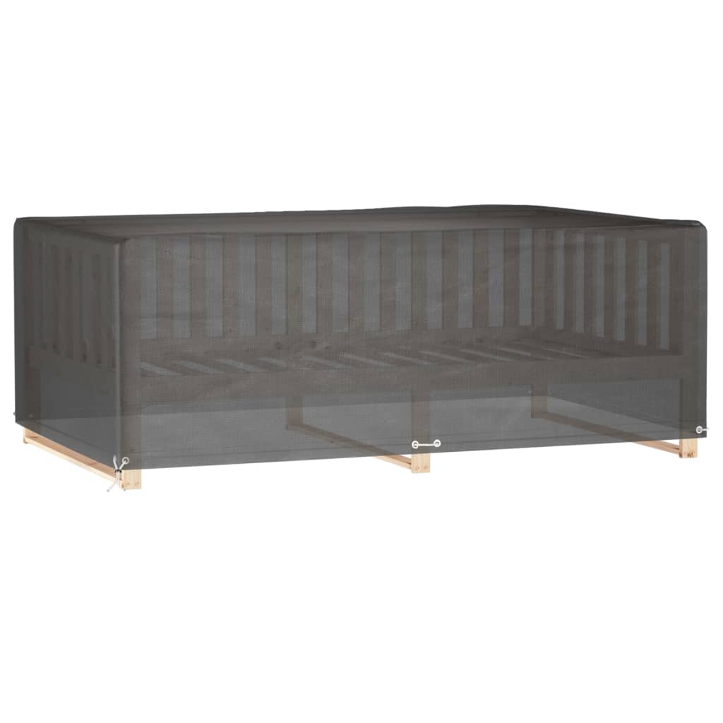 Överdrag för trädgårdsmöbler 12 ölj. 213x132x75 cm rektangulärt